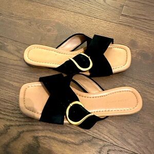 Aerosoles Black Sandals, size 9